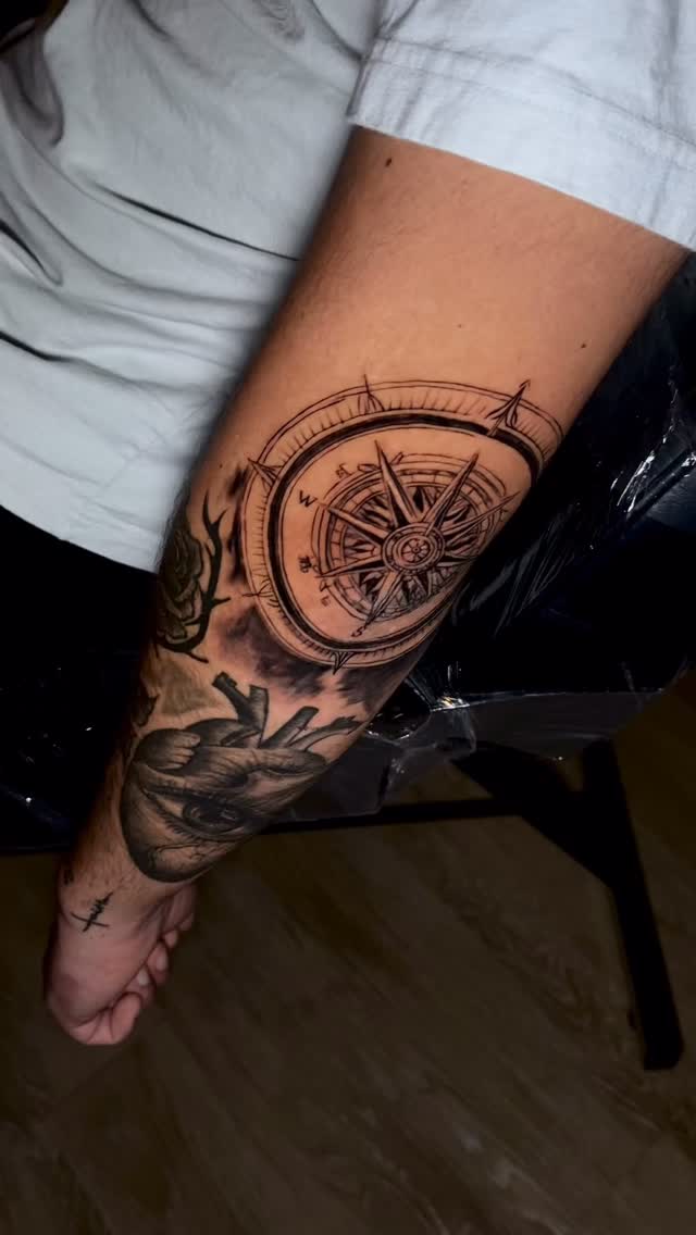 Black and Gray Tattoo by Alfredo